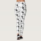 Black Roos Valentijn Flower Thunder_Cove Leggings (Achterkant)
