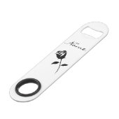 Black Roos Valentijn Flower Thunder_Cove Speed Flessenopener (Voorkant Gekanteld)