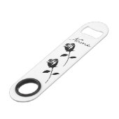 Black Roos Valentijn Flower Thunder_Cove Speed Flessenopener (Achterkant Gekanteld)