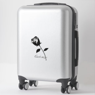 Black Roos Valentijn Flower Thunder_Cove Sticker