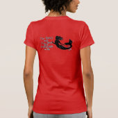 Black Roos Valentijn Flower Thunder_Cove T-shirt (Achterkant)