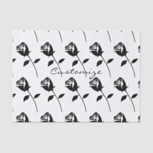 Black Roos Valentijn Flower Thunder_Cove Tissuepapier