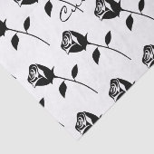 Black Roos Valentijn Flower Thunder_Cove Tissuepapier (Detail)