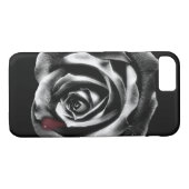 Black roos vampire iPhone 7 hoesje (Achterkant (Horizontaal))