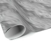 Black Roos Wavy Texture Cadeaupapier (Rol Hoek)