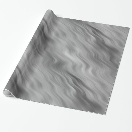 Black Roos Wavy Texture Cadeaupapier (Uitgerold)