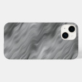Black Roos Wavy Texture Case-Mate iPhone Case (Achterkant (horizontaal))