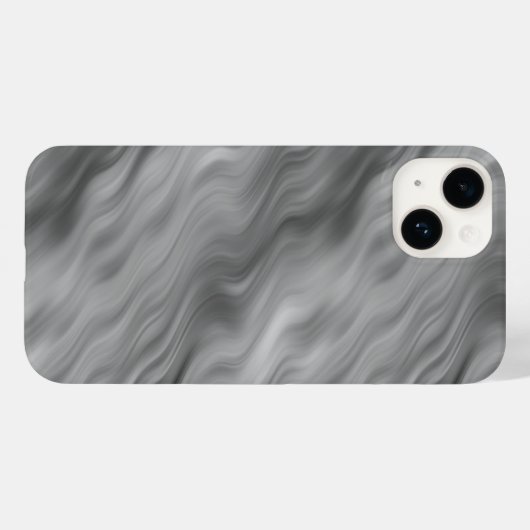 Black Roos Wavy Texture Case-Mate iPhone Case (Achterkant (horizontaal))