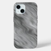Black Roos Wavy Texture Case-Mate iPhone Case (Achterkant)