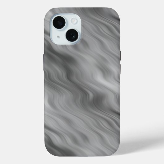 Black Roos Wavy Texture Case-Mate iPhone Case (Achterkant)