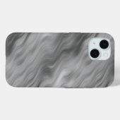 Black Roos Wavy Texture Case-Mate iPhone Case (Achterkant (horizontaal))