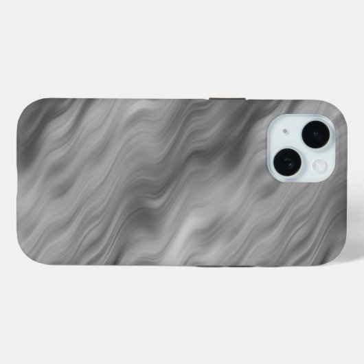 Black Roos Wavy Texture Case-Mate iPhone Case (Achterkant (horizontaal))