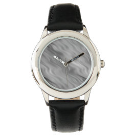 Black Roos Wavy Texture Horloge