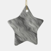 Black Roos Wavy Texture Keramisch Ornament (Rechts)