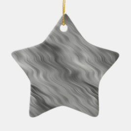 Black Roos Wavy Texture Keramisch Ornament