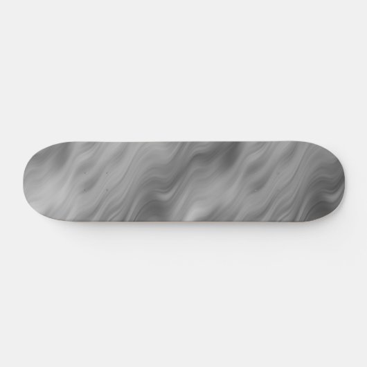 Black Roos Wavy Texture Persoonlijk Skateboard (Horizontaal)