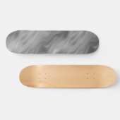Black Roos Wavy Texture Persoonlijk Skateboard (Horizontaal)