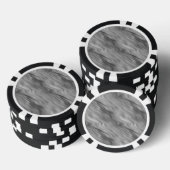 Black Roos Wavy Texture Poker Chips (Opstapeling)