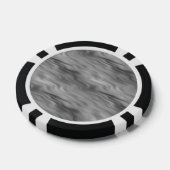 Black Roos Wavy Texture Poker Chips (Enkel)