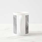 Black Roos Wavy Texture Porselein Kop (Achterkant)