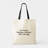 Black Rooster's kop Tote Bag (Achterkant)
