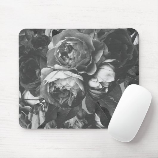 Black Rose Bouquet Muismat (Met muis)