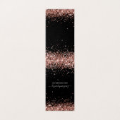 Black Rose Goud Glitter 2 Ketting Displaykaarten Kaart (Buitenkant ongevouwen)