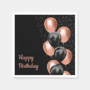 Black Rose Gouden Ballon Chic Servet