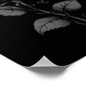 Black Rose Graphic Premium Tri-blend Poster (Hoek)