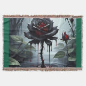 black rose green deken (Voorkant)