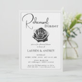 Black Rose Oefendiner  Kaart (Staand voorkant)