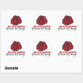 Black Roses Darts Charity Sticker (Vel)