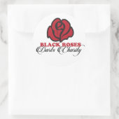 Black Roses Darts Charity Sticker (Tas)
