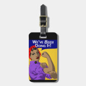 Black Rosie-Weve deed het Bagagelabel (Voorkant verticaal)