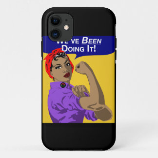 Black Rosie-Weve deed het iPhone 11 Hoesje