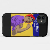 Black Rosie-Weve deed het Case-Mate iPhone Case (Achterkant (horizontaal))