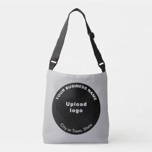 Black Round Shape Business Brand op Crossbody Bag Tas