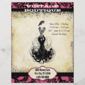 Black & Roze  Dress Boutique of Business Flyer (Voorkant)