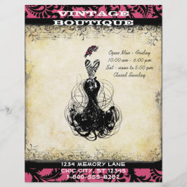Black & Roze  Dress Boutique of Business Flyer