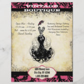 Black & Roze  Dress Boutique of Business Flyer (Voorkant)