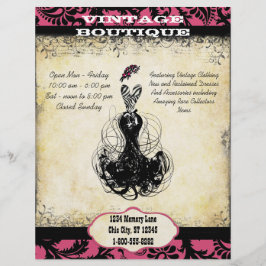 Black & Roze  Dress Boutique of Business Flyer