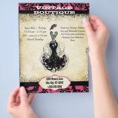 Black & Roze  Dress Boutique of Business Flyer (Hand)