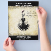 Black & Roze  Dress Boutique of Business Flyer (Hand)