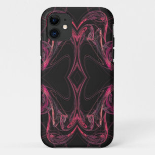 Black & Roze iPhone 5 Aangepaste Hoesje-Mate ID 11 Hoesje