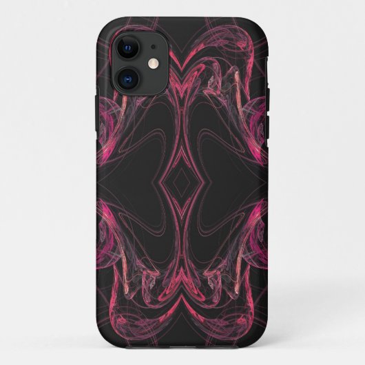 Black & Roze iPhone 5 Aangepaste Hoesje-Mate ID Case-Mate iPhone Case (Achterkant)