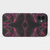 Black & Roze iPhone 5 Aangepaste Hoesje-Mate ID Case-Mate iPhone Case (Achterkant (horizontaal))