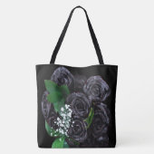 Black Rozen Bouquet Tas (Achterkant)