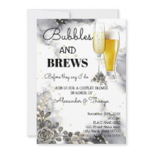 Black Rozen Bubble & Brews Couples Shower