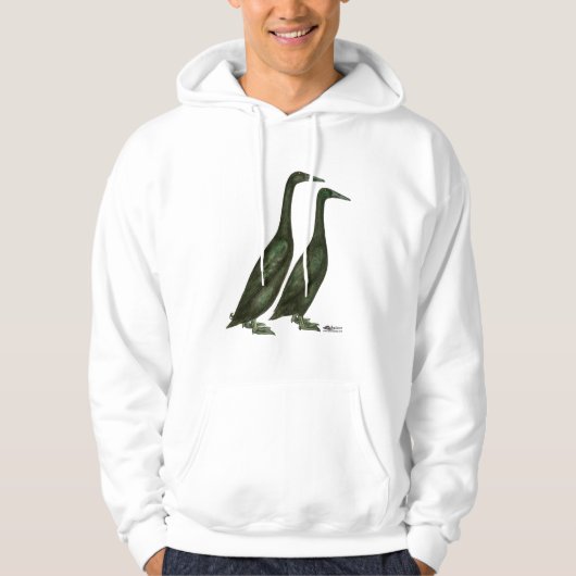 Black Runner Ducks Hoodie (Voorkant)