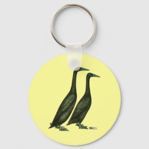 Black Runner Ducks Sleutelhanger